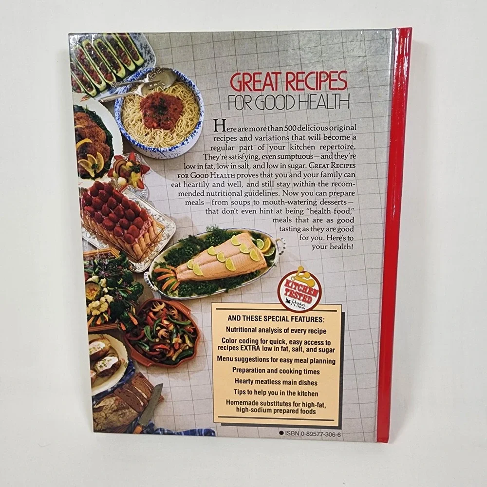 VINTAGE Reader's Digest‎ Great Recipes for Good Health Great Photos Flavorful